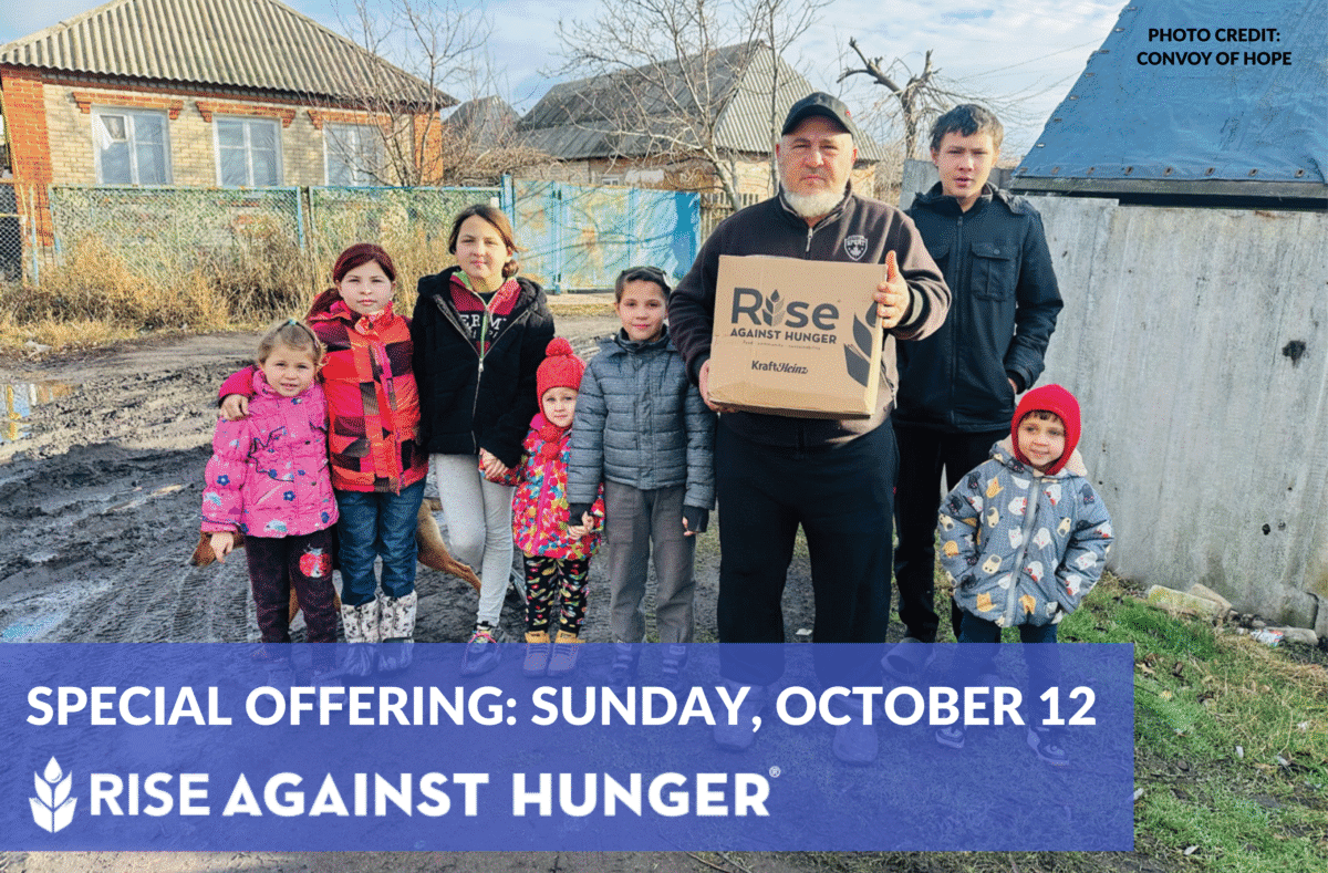 Special Offering - Rise Against Hunger Special Offering - Rise Against Hunger