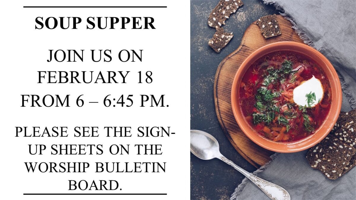 Soup Supper slide