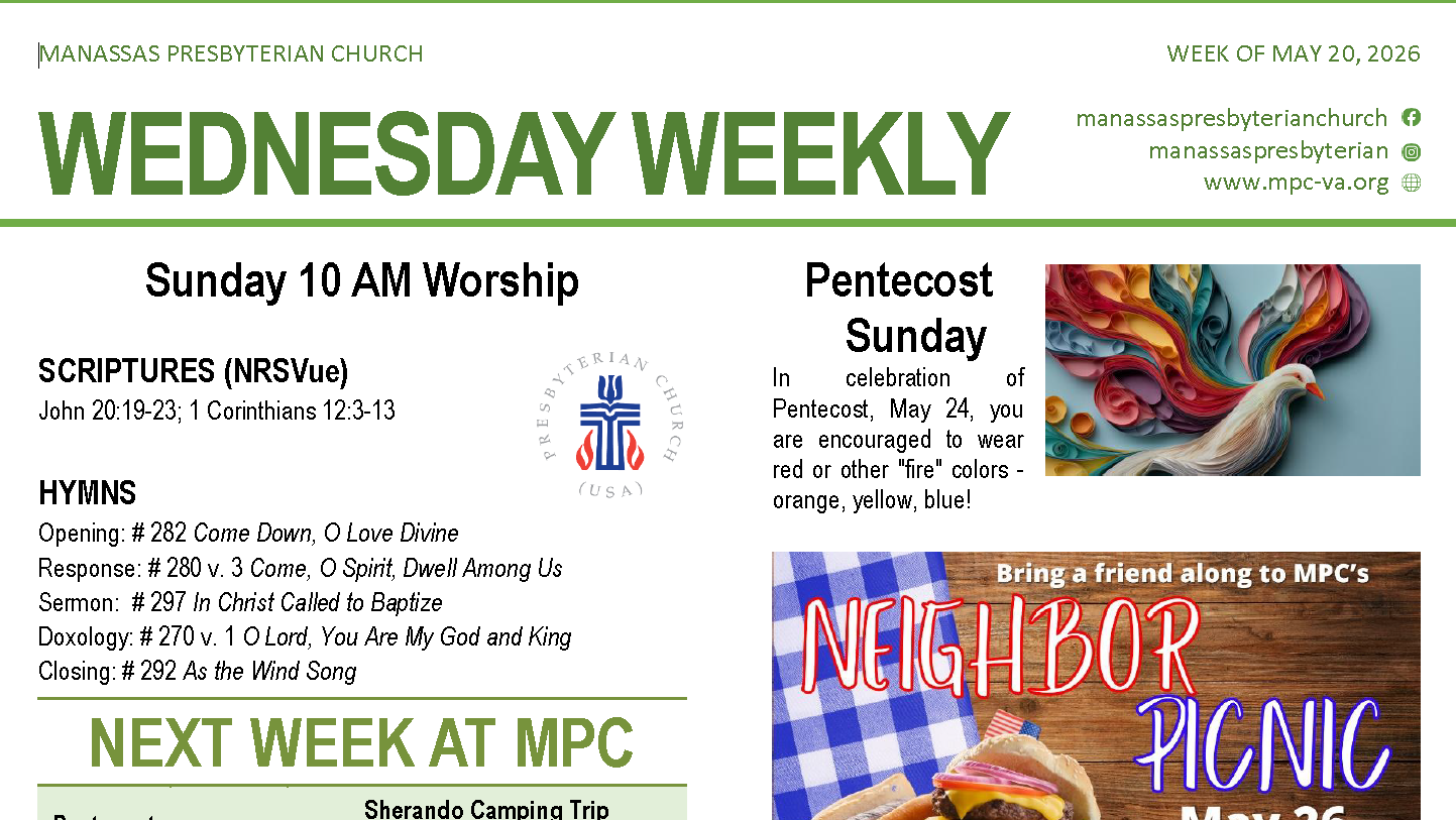 MPC Weekly May 20, 2026