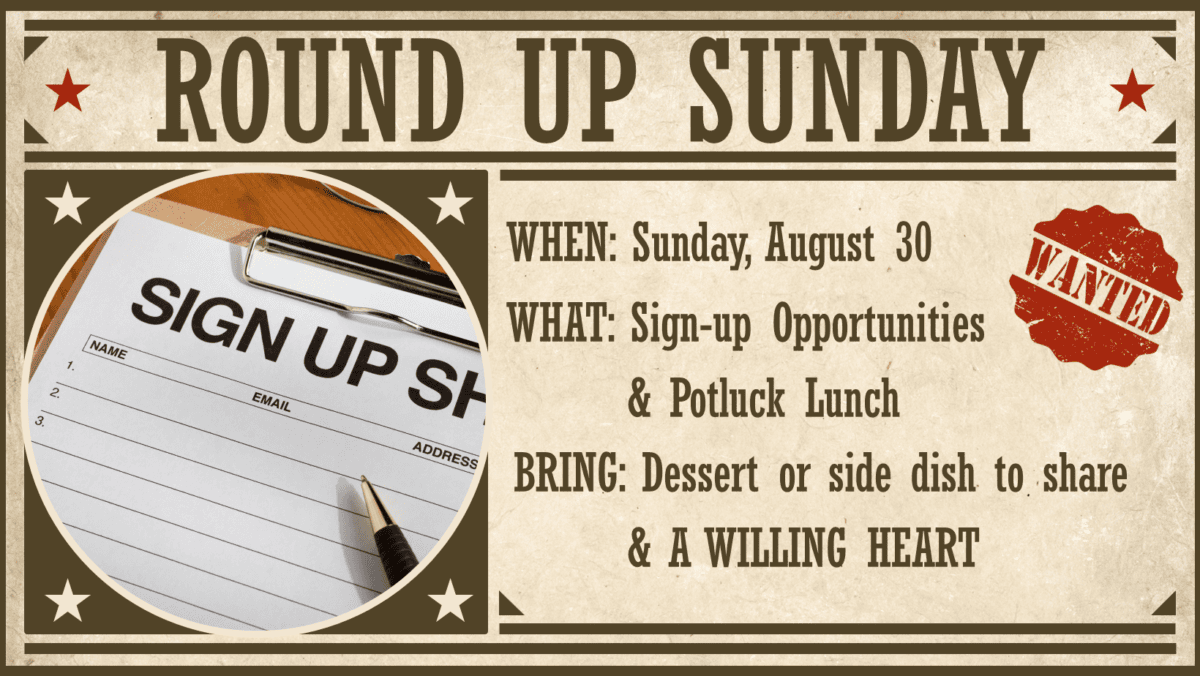 Slide - Round Up Sunday